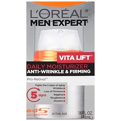 L'Oreal Paris Men Expert Vitalift Anti-Wrinkle & Firming Face Moisturizer with Pro-Retinol, 1.6 oz thumbnail 1