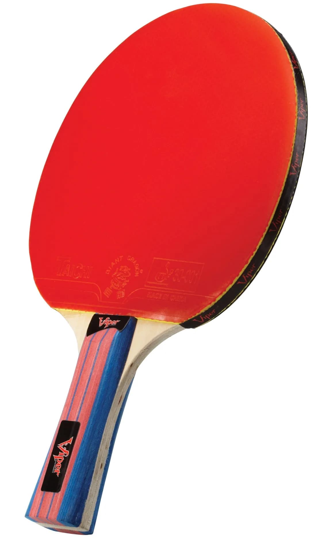 Viper Orbital Velocity Table Tennis Racket, Red | Professional Grade Spin & Speed — Red