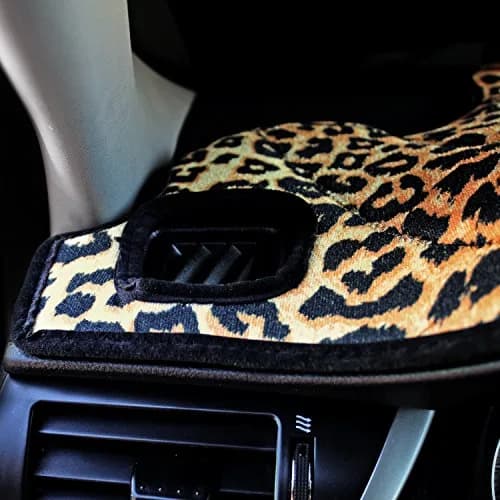 Coverking Velour Dashcover for Select Scion xA Models | Custom Fit, Fade-Resistant Velour (Cheetah) | Protects Against Heat & Glare thumbnail 4