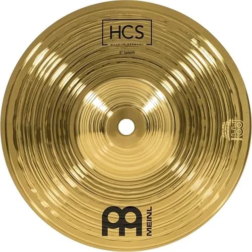 Meinl Percussion HCS 8" Splash Cymbal — German Brass Alloy | Bright, Quick Accent thumbnail 1