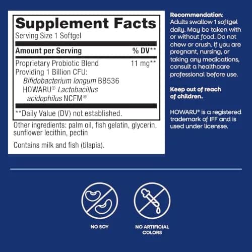 Nature's Way Probiotic Pearls Acidophilus Softgels 30 Count | Supports Digestive Balance & Gut Health thumbnail 5