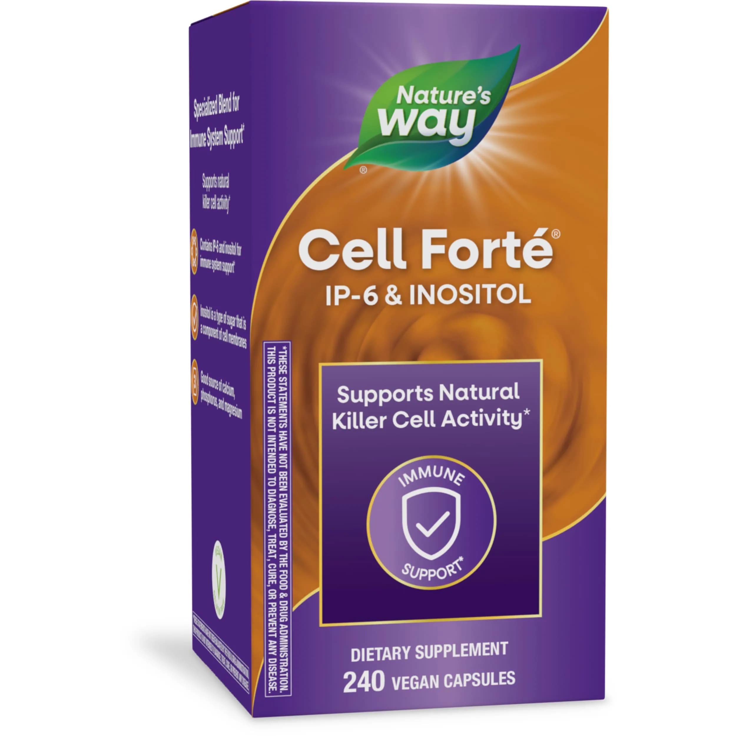 Nature's Way Cell Forté IP-6 & Inositol Immune Support Capsules 240 Count | Supports Immune System - main product image