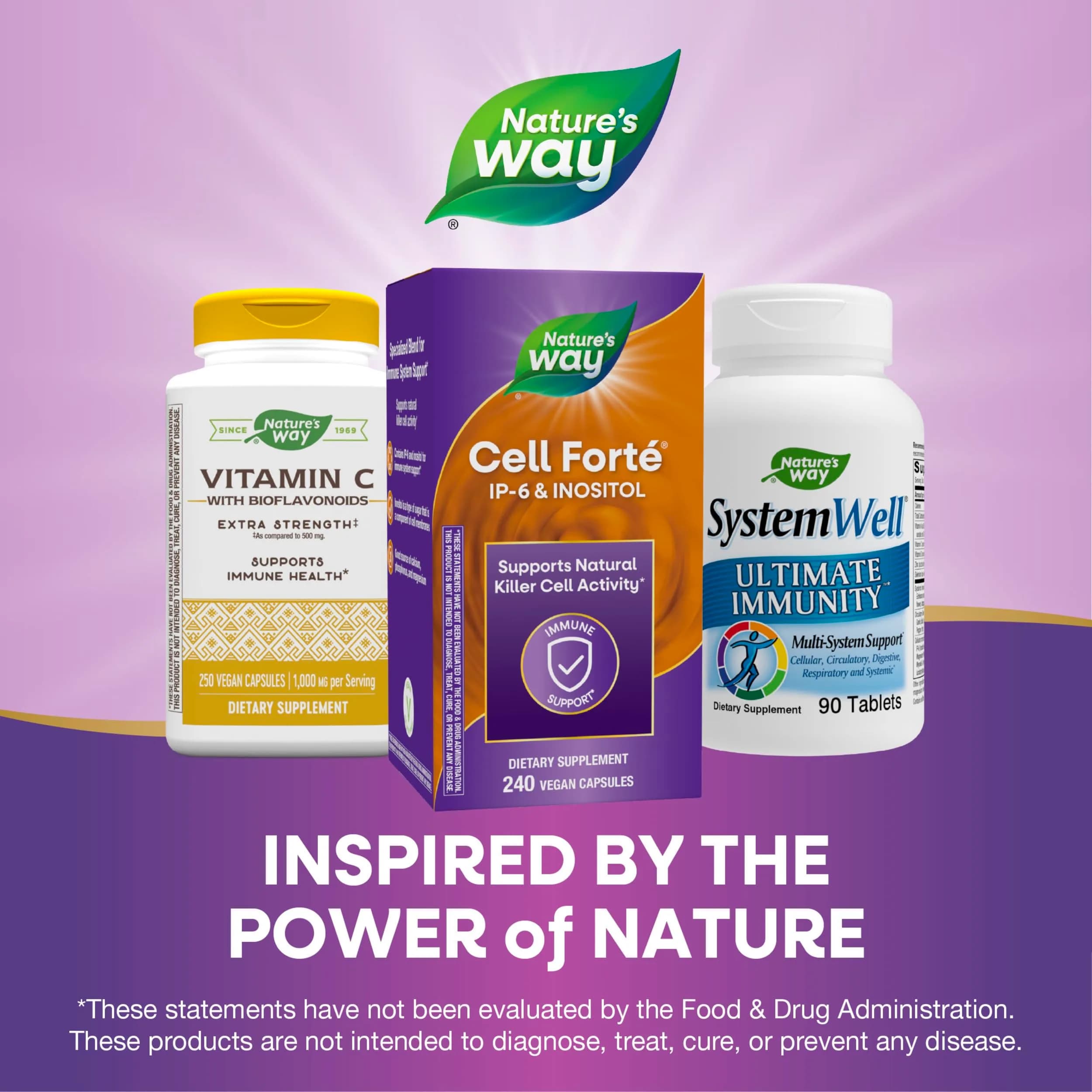 Nature's Way Cell Forté IP-6 & Inositol Immune Support Capsules 240 Count | Supports Immune System - view 6