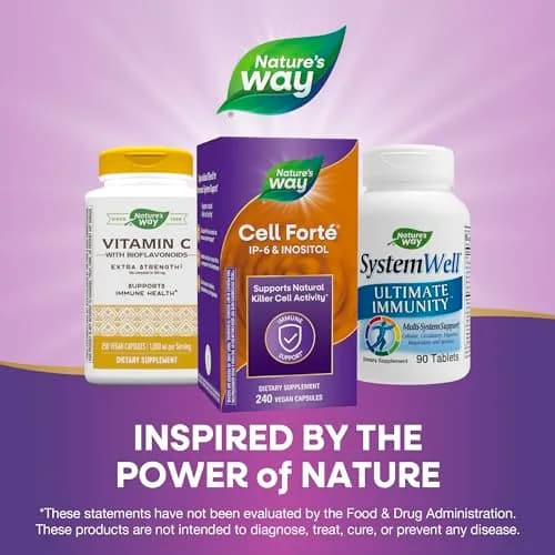 Nature's Way Cell Forté IP-6 & Inositol Immune Support Capsules 240 Count | Supports Immune System thumbnail 7