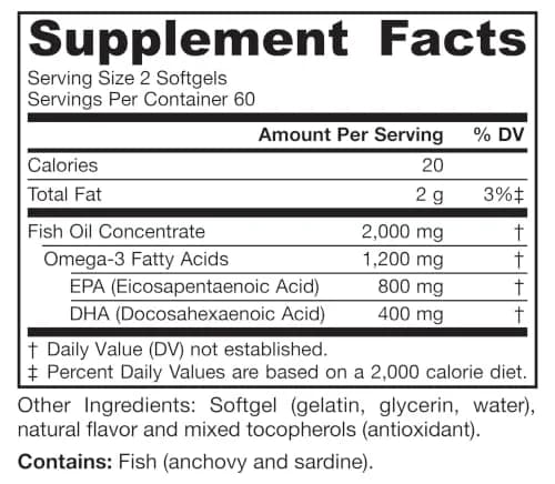 Jarrow Formulas EPA-DHA Balance Omega-3 Softgels 120 Count | Supports Brain & Joint Health thumbnail 9