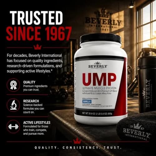 Beverly International UMP Protein Powder, Vanilla, 32.8 oz | Supports Lean Muscle & Fat Loss thumbnail 6
