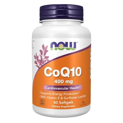 NOW CoQ10 400 mg Softgels | Supports Heart & Energy Production in India thumbnail 1