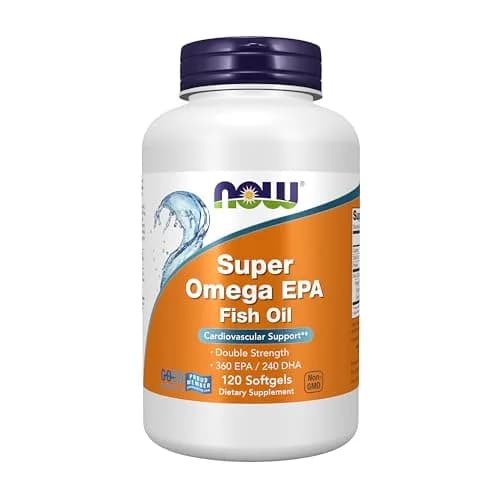 NOW Supplements Super Omega EPA 120 Softgels | Molecularly Distilled Fish Oil for Heart & Brain Support thumbnail 1