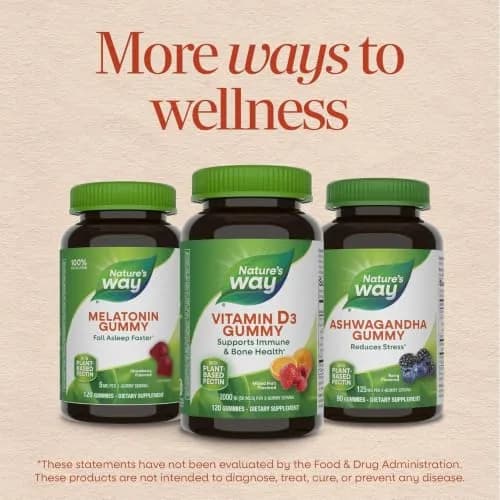 Nature's Way L-Theanine Stress Relief 60 ct | Fast-Acting Relaxation Support thumbnail 8
