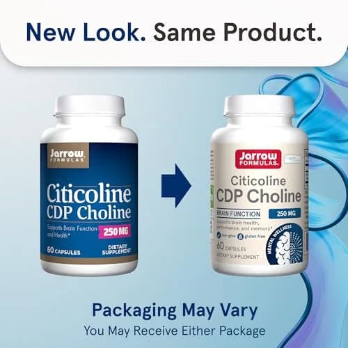 Jarrow Formulas Citicoline CDP 250 mg Capsules | Brain Health Support, Memory Support, Cognitive Performance, 60 Count thumbnail 2