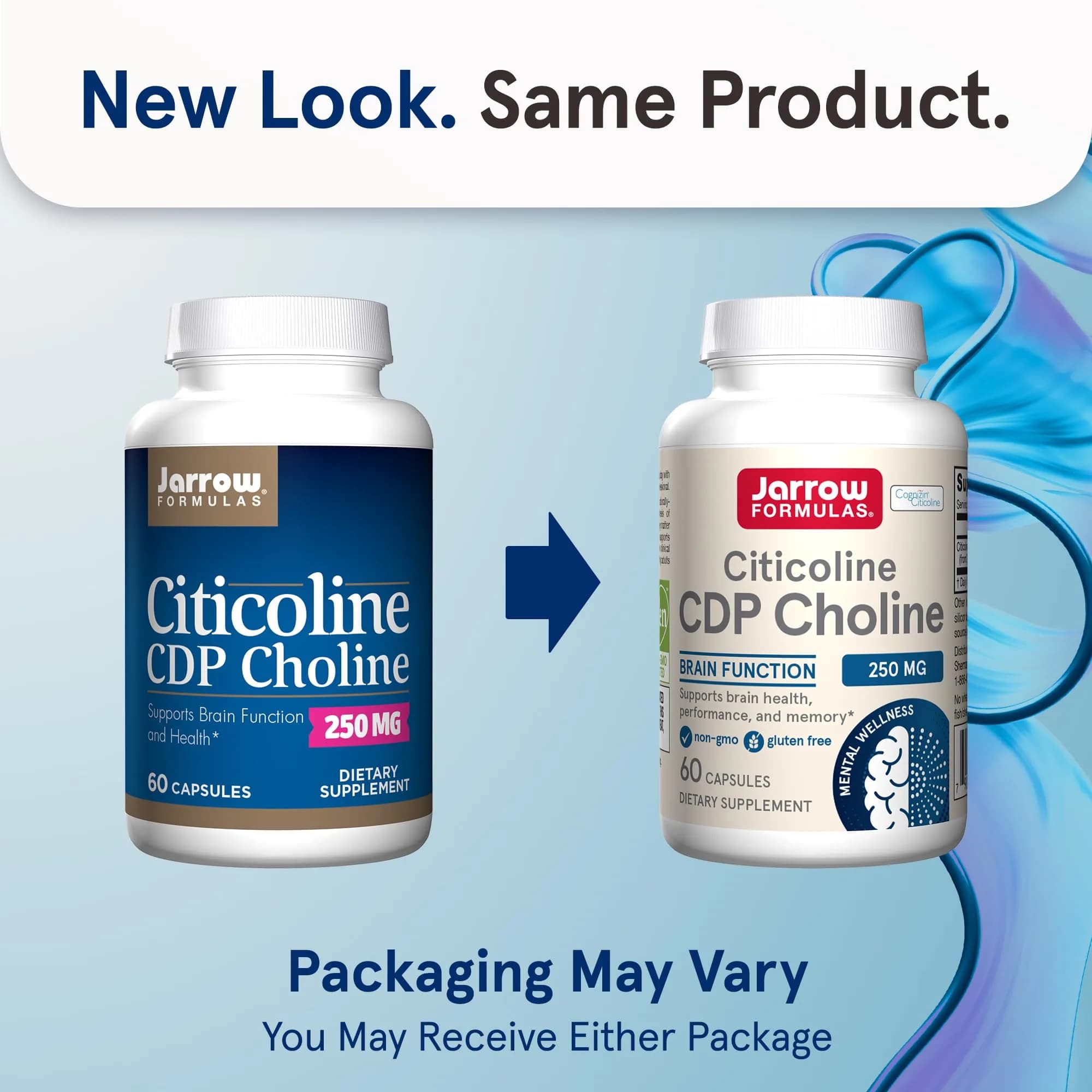 Jarrow Formulas Citicoline CDP 250 mg Capsules | Brain Health Support, Memory Support, Cognitive Performance, 60 Count - view 2