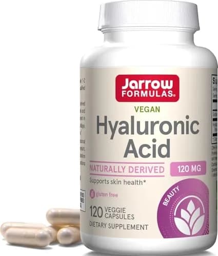 Jarrow Formulas Hyaluronic Acid 120 mg, 120 Veggie Capsules | Skin Hydration Support thumbnail 1