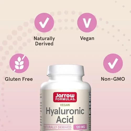 Jarrow Formulas Hyaluronic Acid 120 mg, 120 Veggie Capsules | Skin Hydration Support thumbnail 5