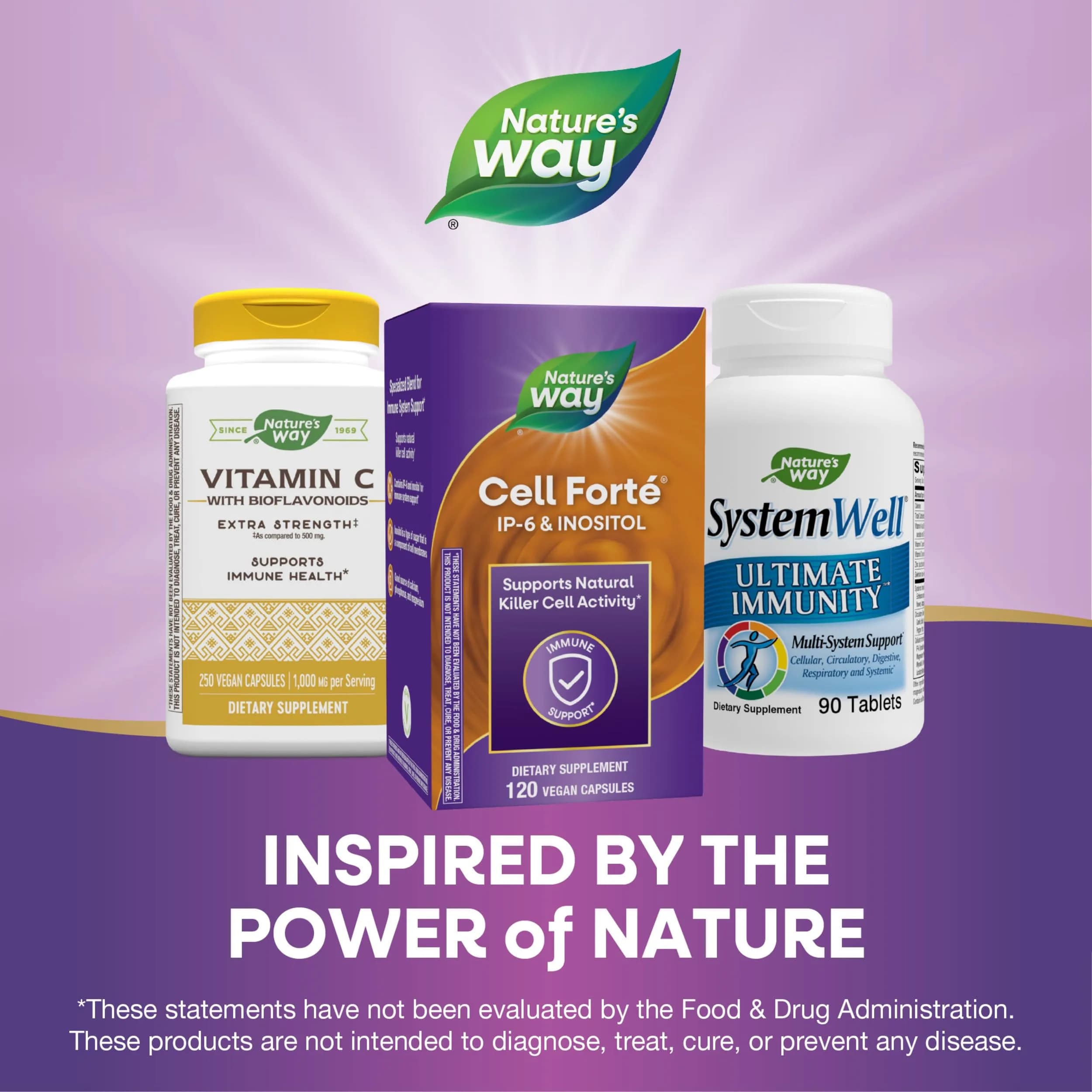Nature's Way Cell Forté IP-6 & Inositol Immune Support Capsules 120 Count (480 Count Total) | Supports Natural Killer-Cell Activity - view 6