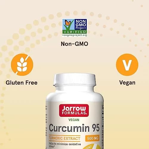 Jarrow Formulas Curcumin 95 Turmeric Extract Supplement 120 Capsules | Joint Support & Antioxidant Protection thumbnail 5