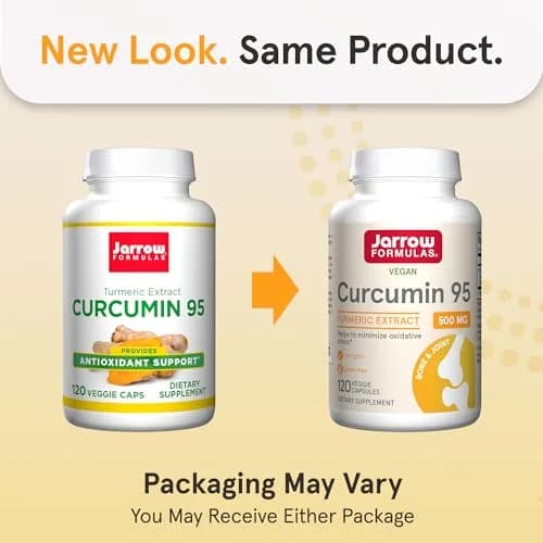 Jarrow Formulas Curcumin 95 Turmeric Extract Supplement 120 Capsules | Joint Support & Antioxidant Protection thumbnail 2