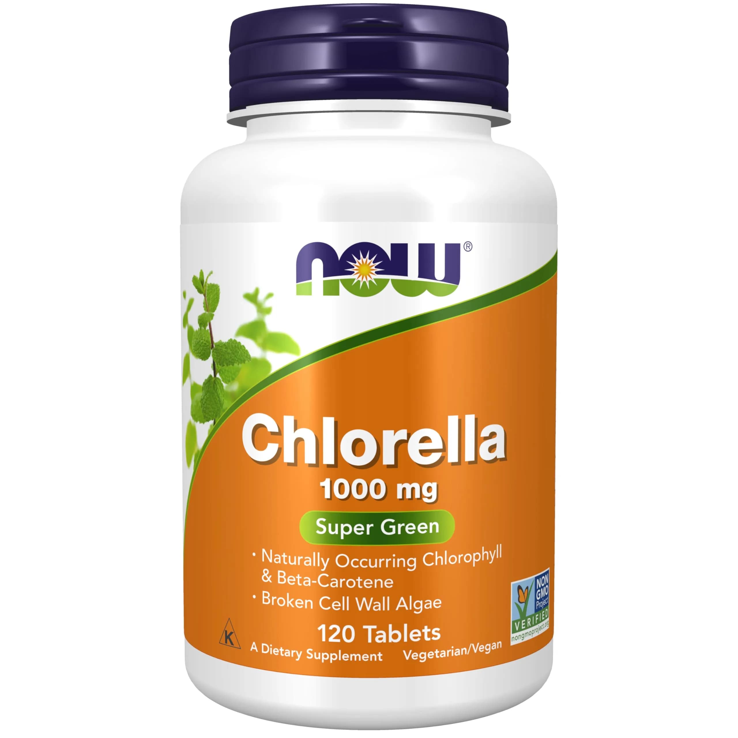NOW Supplements Chlorella 1,000 mg | Super Green Microalgae Tablets for Detox & Energy