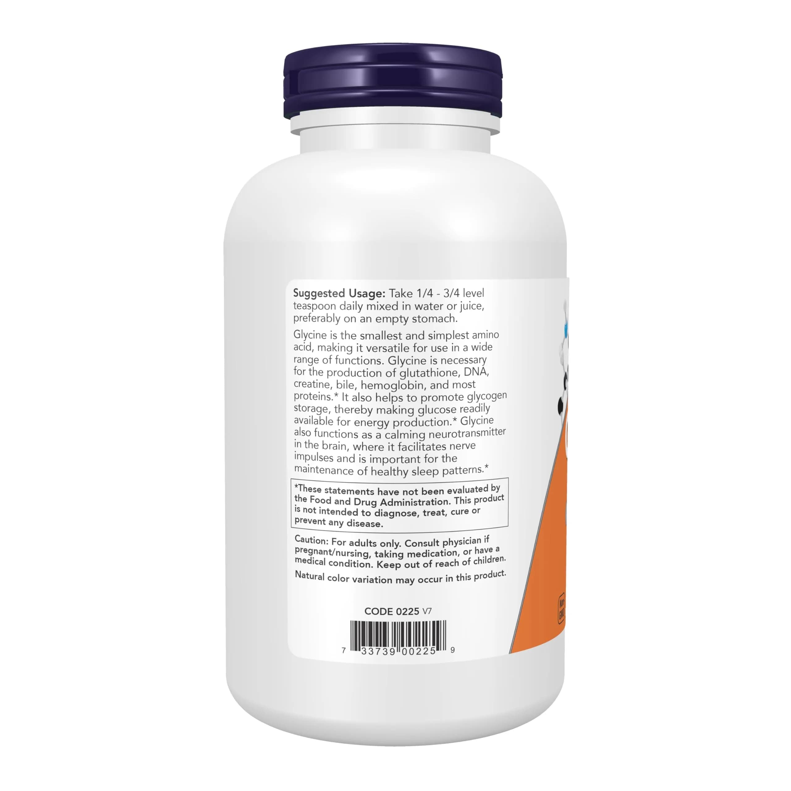 NOW Foods Glycine Pure Powder 454 g (1 lb) | Promotes Restful Sleep & Neurotransmitter Support - view 3