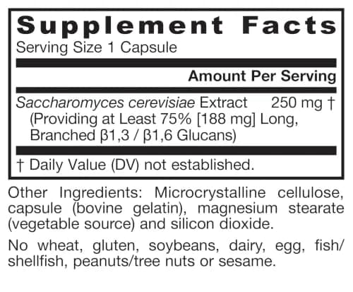 Jarrow Beta Glucan Dietary Supplement 60 Capsules | Supports Immune Health, Non-GMO & Gluten-Free thumbnail 9