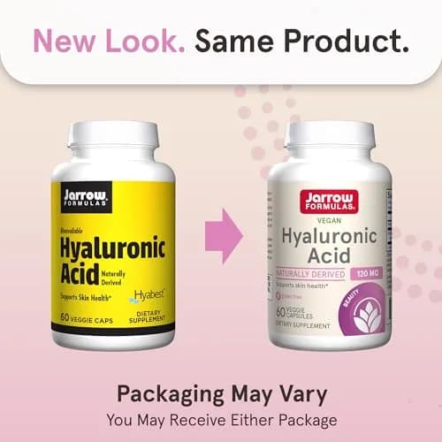 Jarrow Formulas Hyaluronic Acid 120 mg 60 Capsules | Supports Skin Hydration & Joint Health thumbnail 2