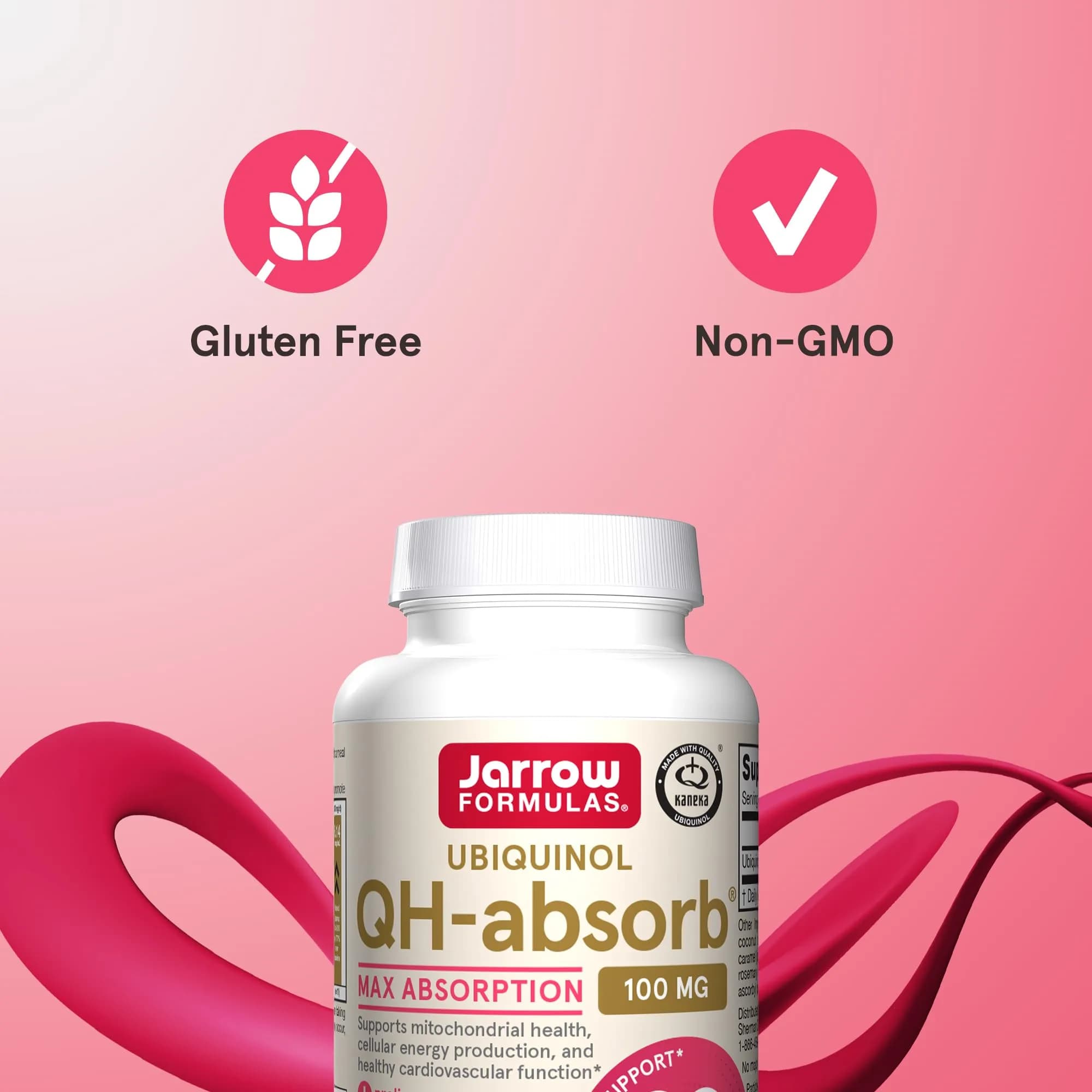 Jarrow Formulas QH-Absorb Ubiquinol 100mg Softgels 60 Count (100 mg) | Supports Heart Health & Energy Production - view 3