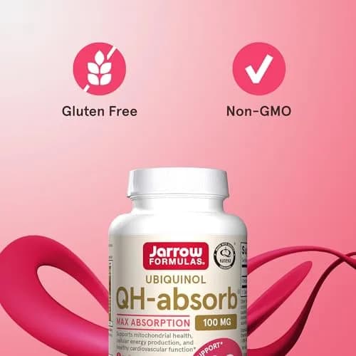 Jarrow Formulas QH-Absorb Ubiquinol 100mg Softgels 60 Count (100 mg) | Supports Heart Health & Energy Production thumbnail 3