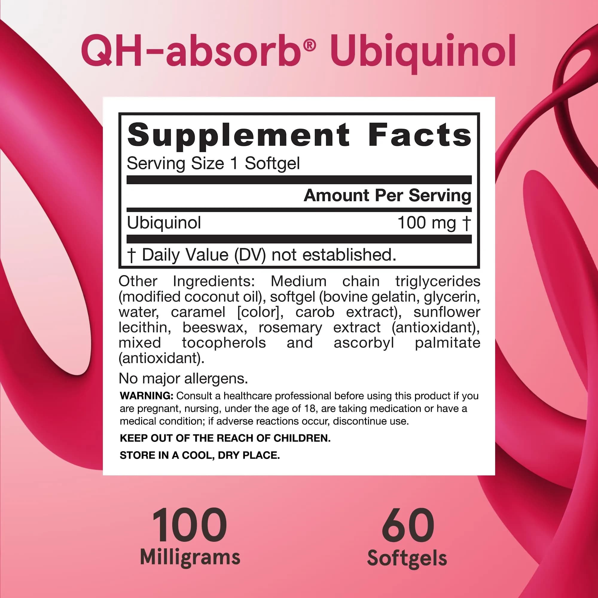 Jarrow Formulas QH-Absorb Ubiquinol 100mg Softgels 60 Count (100 mg) | Supports Heart Health & Energy Production - view 4