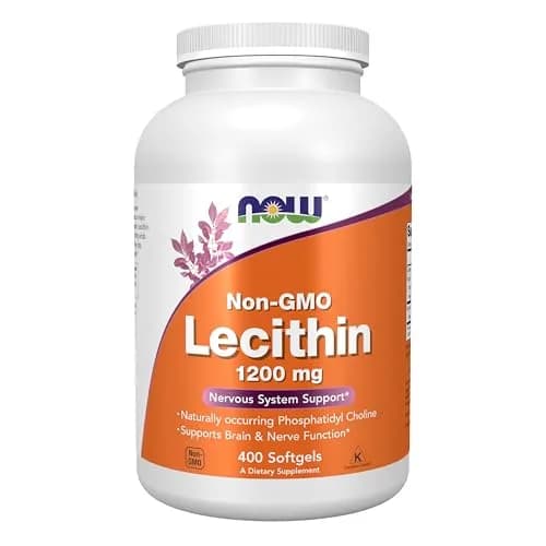 NOW Foods Lecithin 1200 mg Softgels (400 Count) | Supports Brain & Nerve Function thumbnail 1