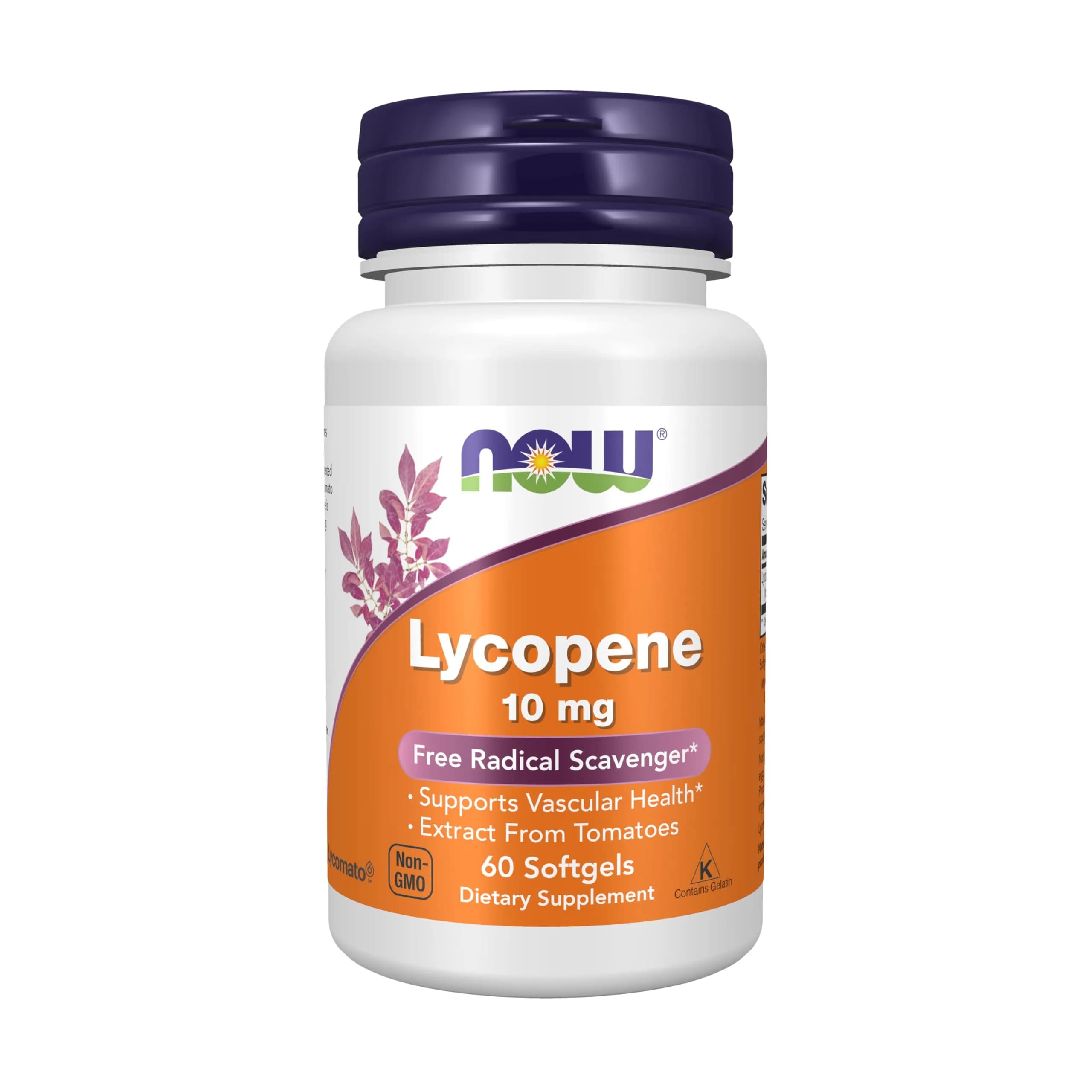 NOW Lycopene 10 mg with Tomato Extract | Supports Cardiovascular & Prostate Health