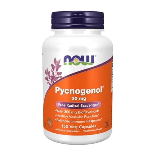 NOW Supplements Pycnogenol 30 mg with 300 mg Bioflavonoids | Supports Vascular & Immune Health (70-120 chars) thumbnail 1