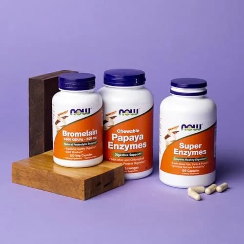 NOW Foods Super Enzymes Digestive Enzymes 180 Capsules | Supports Healthy Digestion thumbnail 7