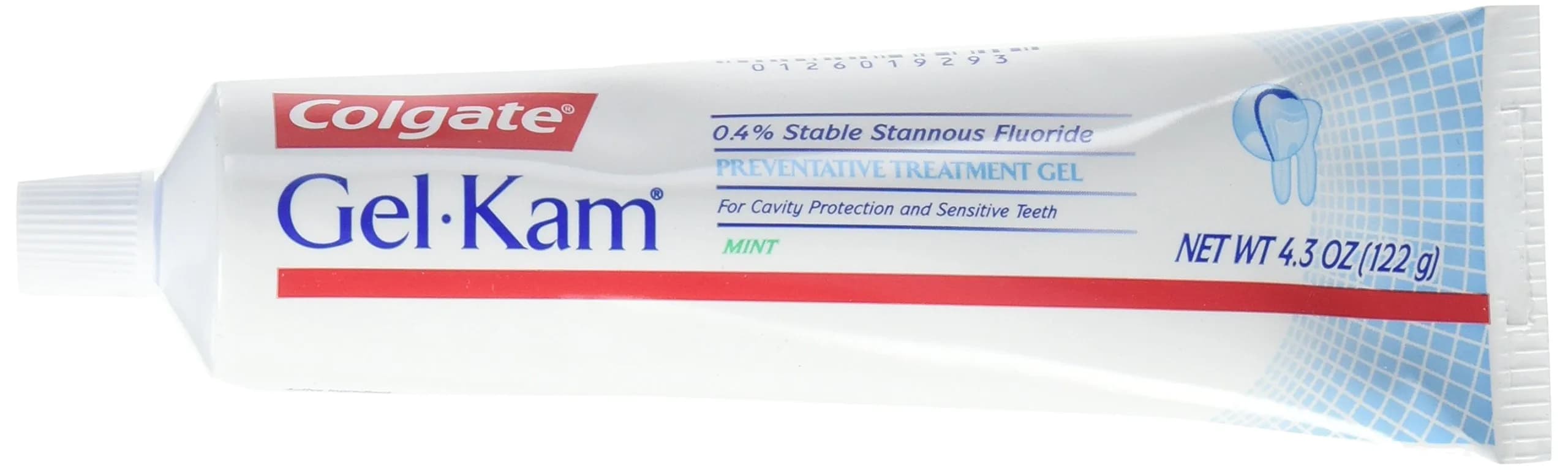 Colgate Gel-Kam Fluoride Preventive Treatment Gel Mint 119.1ml (4 Fl Oz) | Cavity Protection & Sensitivity Relief - main product image