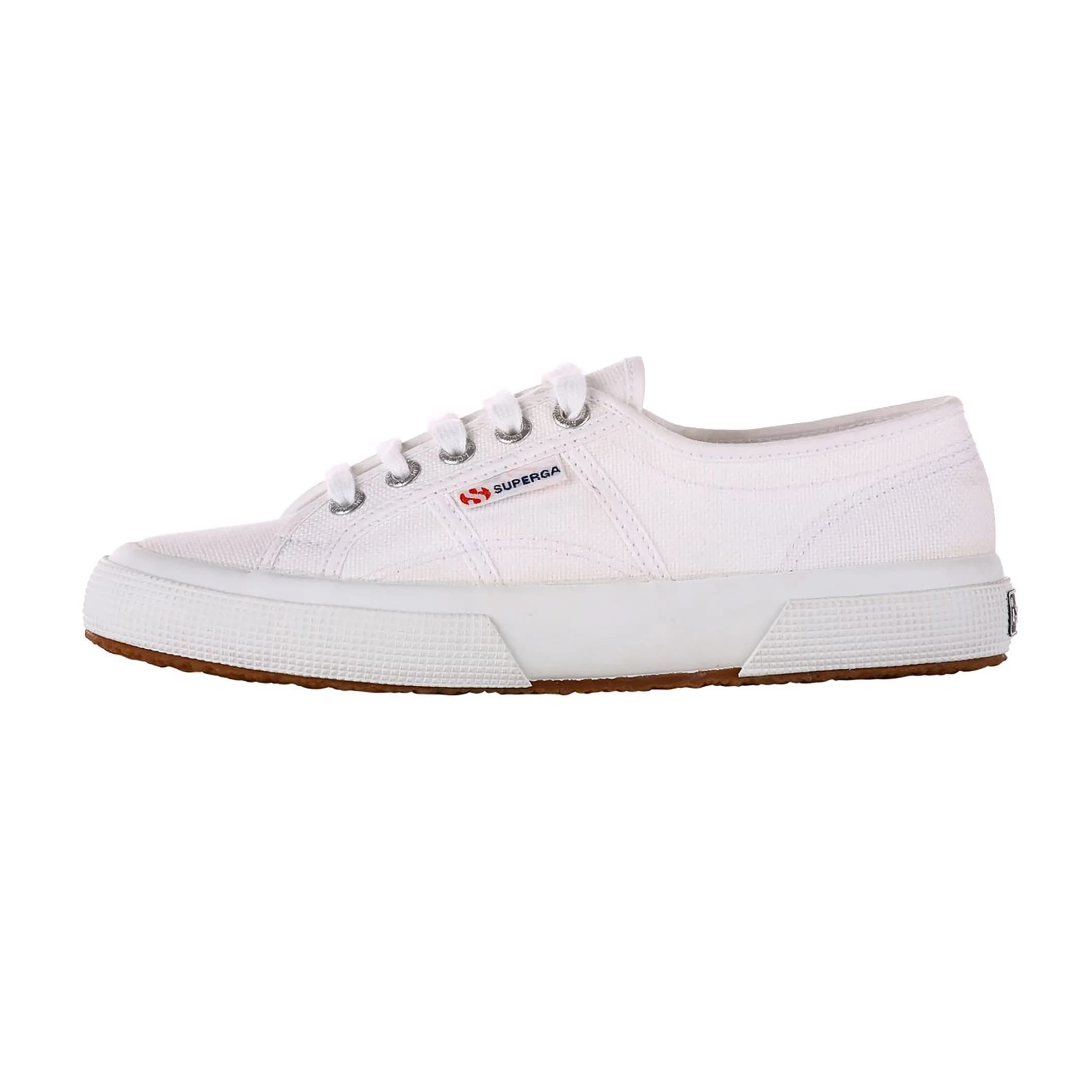 Superga 2750 Cotu Classic Canvas Sneakers for Men & Women | Breathable, Non Slip Rubber Sole, White, 3.5 Men / 5 Women