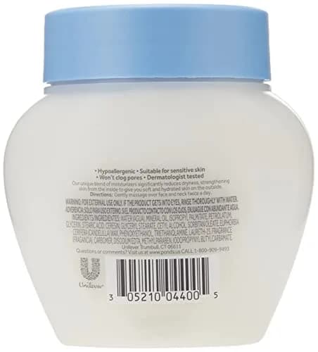 Pond's Dry Skin Cream 192ml (6.5 oz) | Deep Hydration for Dry & Sensitive Skin thumbnail 2