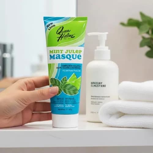 Queen Helene Mint Julep Masque 236.5ml (8 oz) | Deep Cleansing Clay Face Mask for Oily & Acne-Prone Skin thumbnail 5