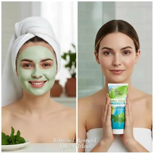 Queen Helene Mint Julep Masque 236.5ml (8 oz) | Deep Cleansing Clay Face Mask for Oily & Acne-Prone Skin thumbnail 3