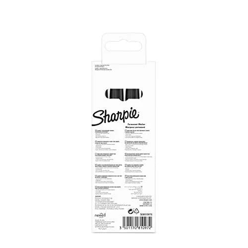 Sharpie Permanent Markers Fine Point Assorted Colours 4 Count | Smooth Ink Flow thumbnail 8