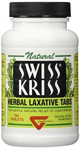 Swiss Kriss Herbal Laxative Tablets, Gentle & Natural Relief for Adults & Children Over 6, 250 Tablets thumbnail 4