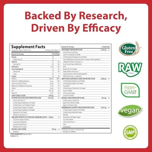 MacroLife Naturals Miracle Reds Superfood Powder, 4 Oz | 19 Fruits, Vegan, Gluten-Free, 12 Packets thumbnail 9