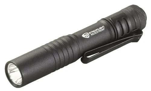 Streamlight MicroStream Pocket Flashlight 3.6" Black | Compact, Durable, AAA Powered thumbnail 1