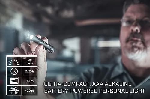 Streamlight MicroStream Pocket Flashlight 3.6" Black | Compact, Durable, AAA Powered thumbnail 6