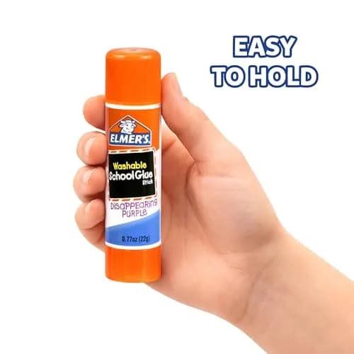 Elmer's Disappearing Purple School Glue Sticks, Washable, 3 Count (22g Each) | #1 Teacher Brand thumbnail 3