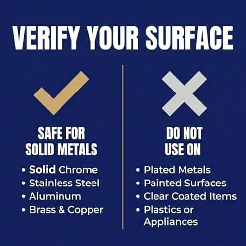 Flitz Metal Polish Paste 150g (5.29oz) | Solid Chrome, Stainless Steel, Aluminum Polish for Light Oxidation thumbnail 4