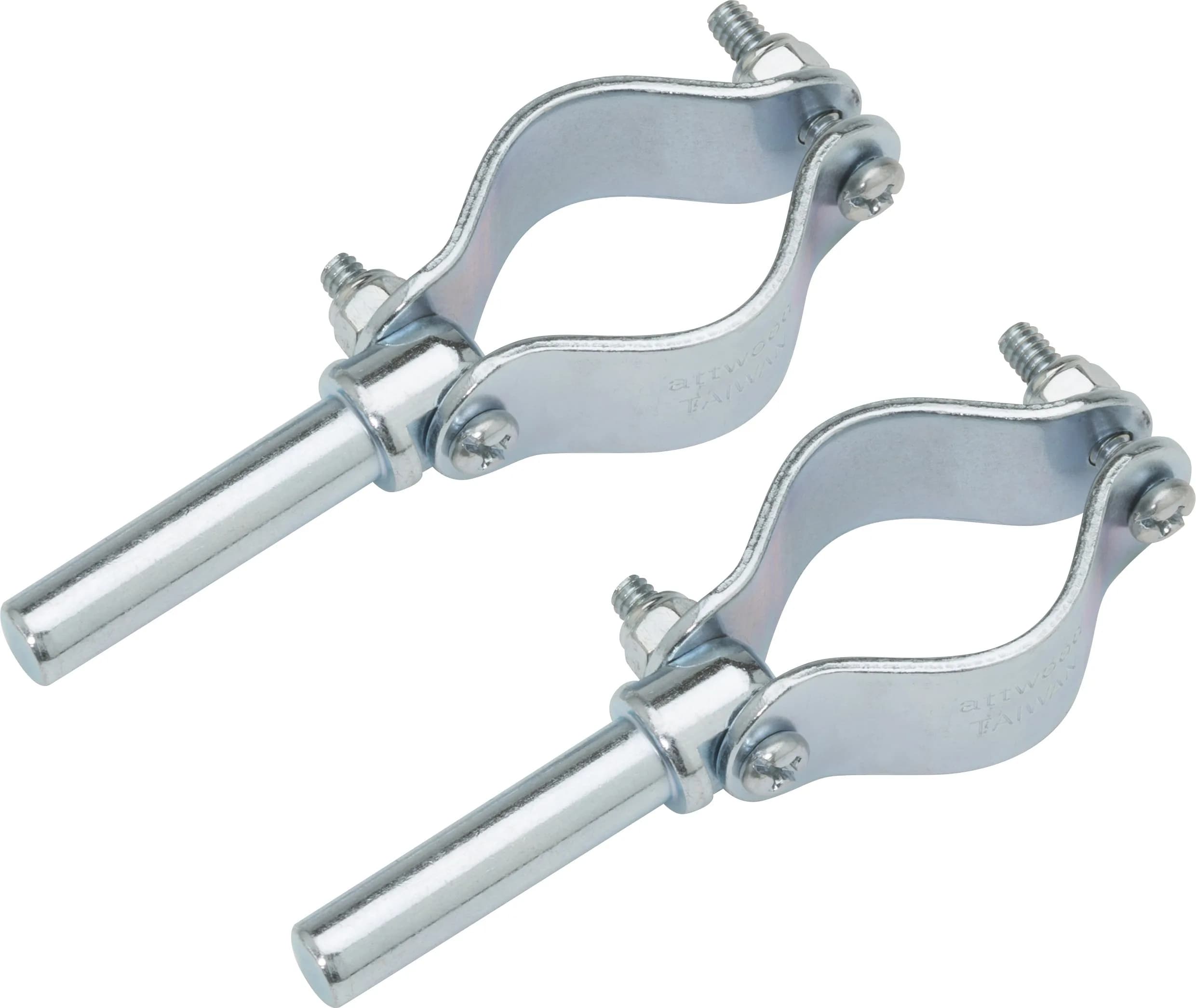 attwood Lock Set of 2 Zinc-Plated Steel 7/8-Inch Clamp-On Oar Locks | Durable Marine Hardware