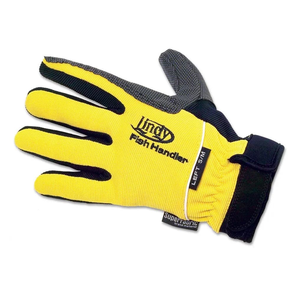 Lindy Fish Handling Glove Small/Medium Yellow Right-hand | Puncture-Proof Cut-Resistant - view 4