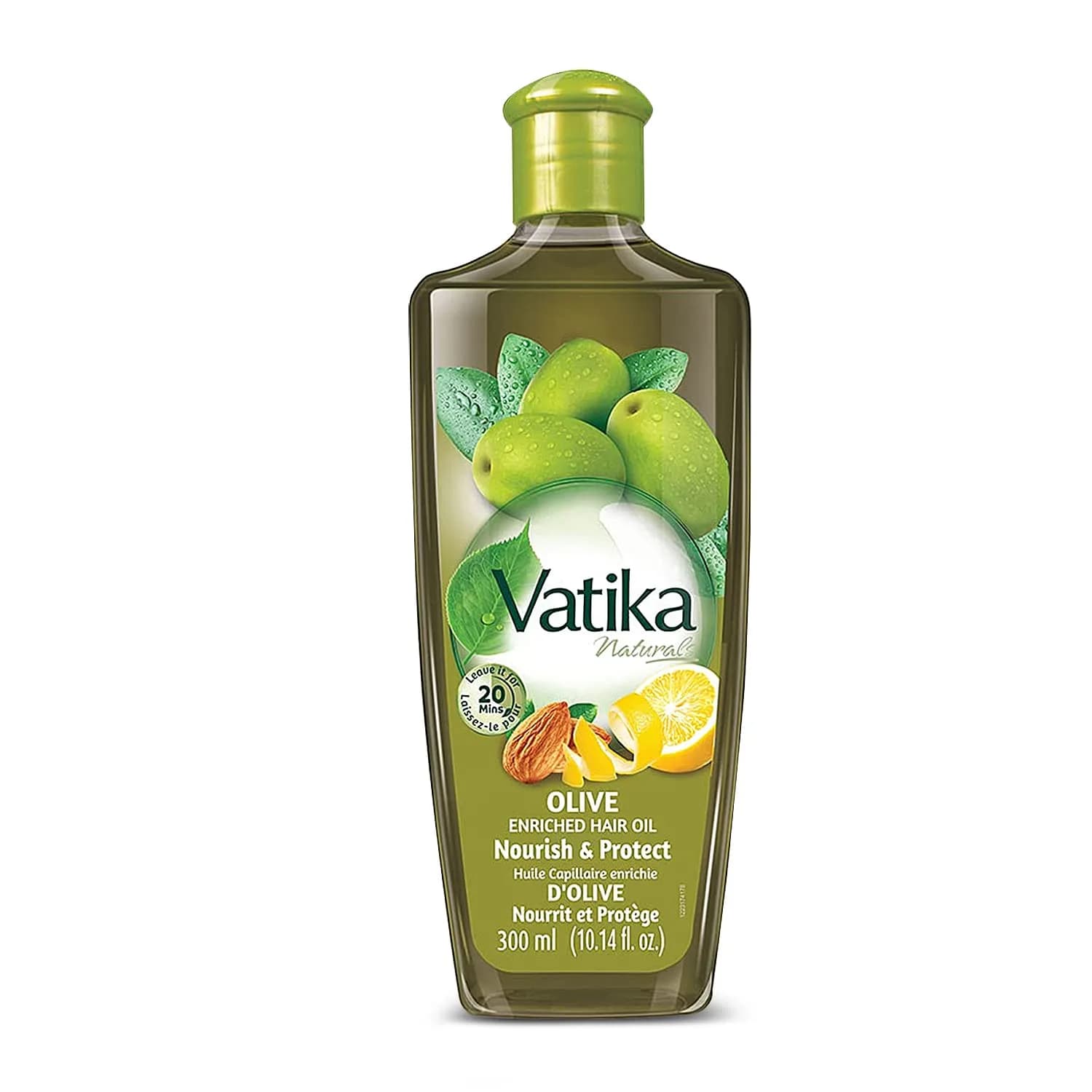 Vatika Naturals Hair Oil - Enriched Formula Scalp Care, 300ml Olive | Nourishes Hair & Scalp Naturally