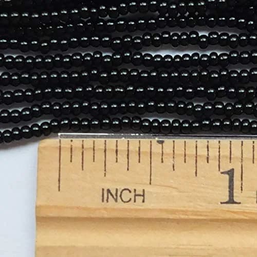 SeedBeadExplosion Seed Beads 10/0 Czech Opaque Black | Ideal for Jewelry & Crafts thumbnail 4