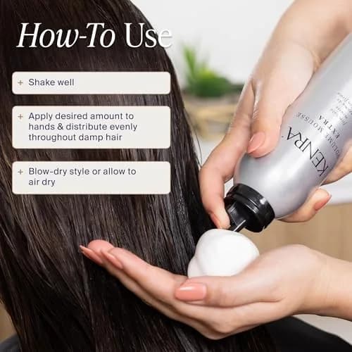 Kenra Volume Mousse Extra 17 Firm Hold Mousse 237ml (8 fl oz) | Thermal Protection up to 450F thumbnail 5
