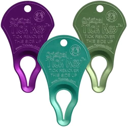 The Tick Key Tick Removal Tool, Multi Color 3 Pack | Safe, Portable & Made in USA (70-120 chars) thumbnail 2