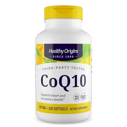 Healthy Origins CoQ10 100 mg Softgels (150 Count) | Supports Cellular Energy Production thumbnail 1